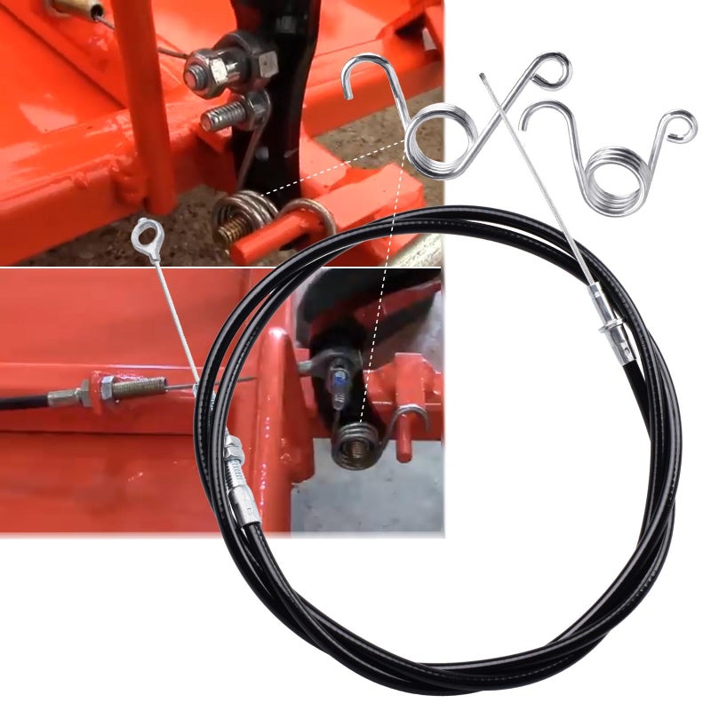Riyitauto Universal Throttle Cable 60 inch Long for Manco 8252 Cart ASW Go Kart Motorcycle Gas Scooter Minibike Buggy - Image 3